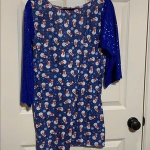 Sapphire Tween Christmas Dress